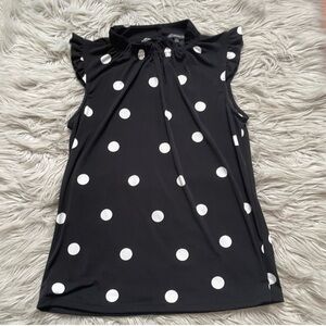 Adrianna Papell Polka Dot Blouse